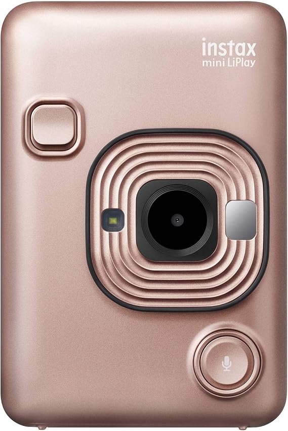 Fujifilm Instax Mini Liplay Hybrid Instant Camera (Rose Gold)