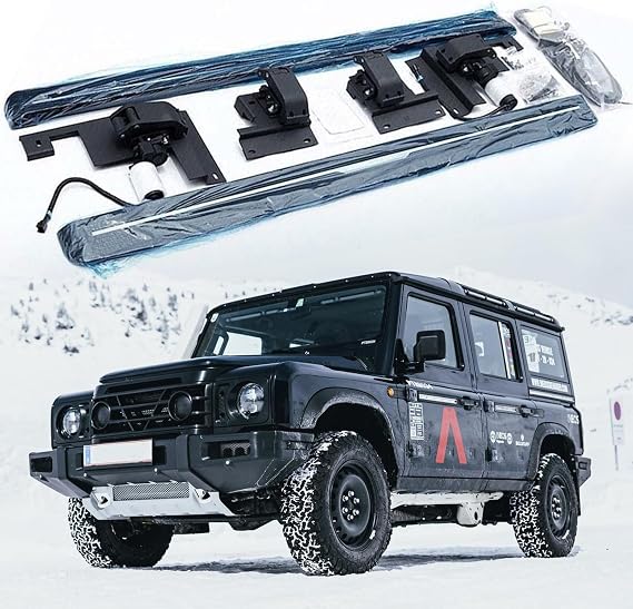 Deployable Electric Running Board Side Step Bars for Ineos Grenadier 2023 2024