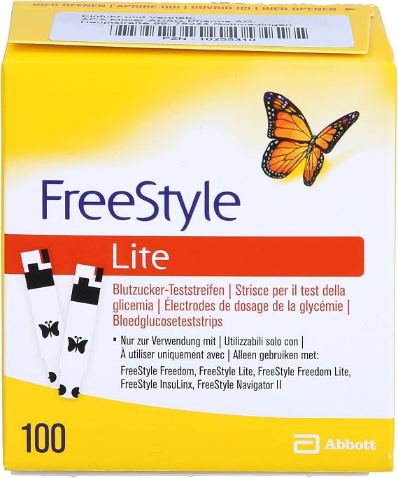 Freestyle Lite Test Strips – Pack of 100