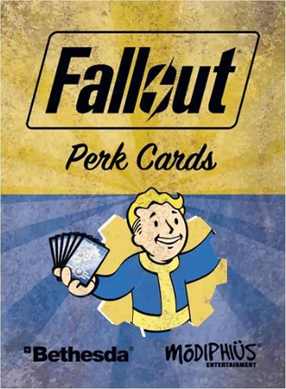 Modiphius Entertainment Fallout: The Roleplaying Game Perk Cards - RPG Accessory, Roleplaying Game