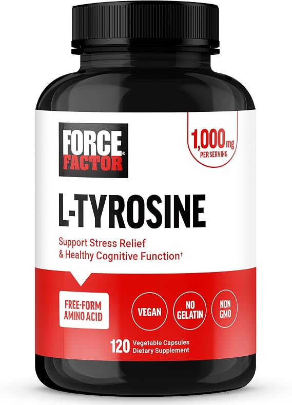 Force Factor L Tyrosine Stress Relief Supplement