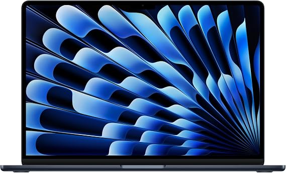 Apple MacBook Air 15-inch with M5 chip: 24GB Memory, 512GB SSD - Midnight