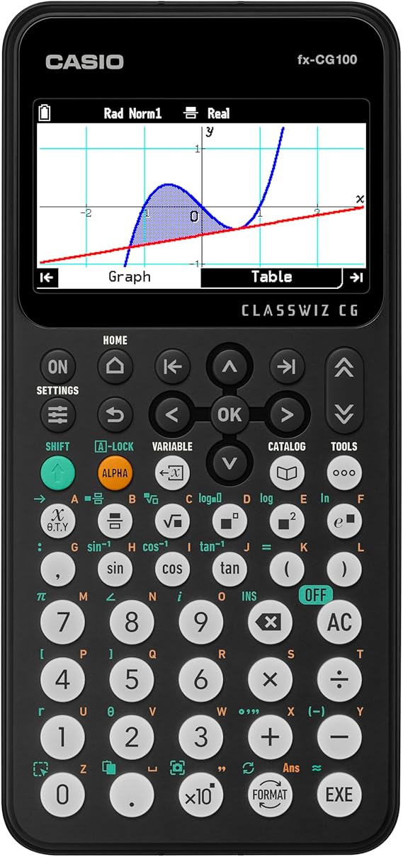 Casio Fx- CG100 Graphing Calculator - Upgrade from previous CG50 models