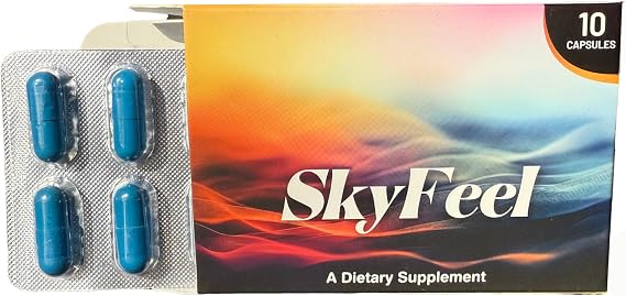 SkyFeel Sports Nutrition Supplement | Daily Energy & Wellness Support for Active Lifestyles | Travel-Friendly Formula | Made in USA | 10 Pack