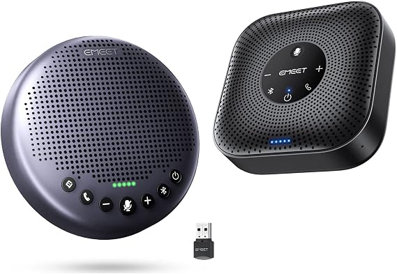 EMEET Luna Plus + M0 PlusUSB Bluetooth Speakerphone
