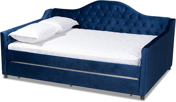 Baxton Studio Daybeds, Queen, Royal Blue