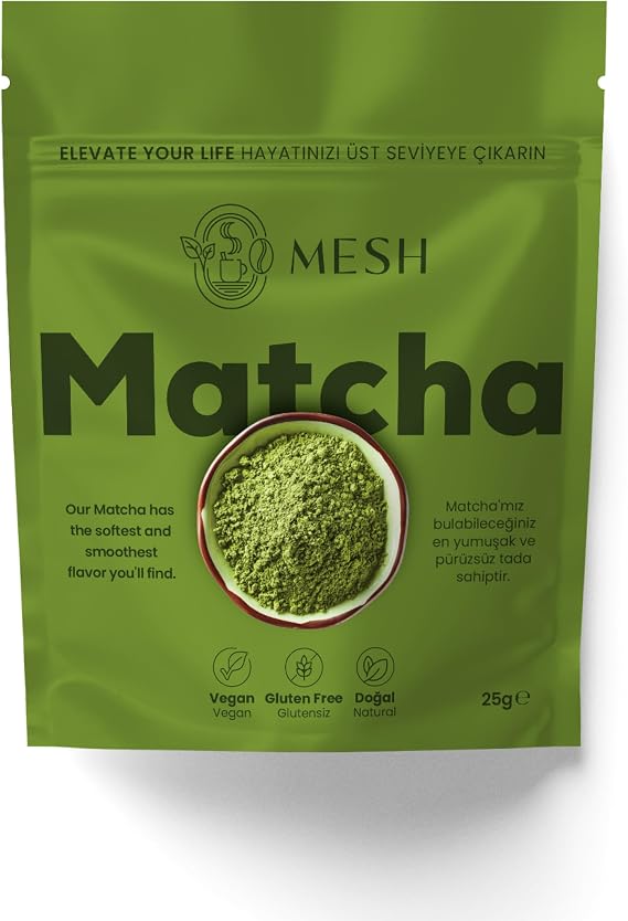 Premium Saf Matcha Çayı, Pure Matcha Tea, 25gr