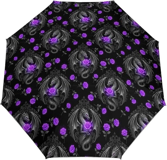 Travel Essentials Umbrella Automatic Portable Folding Umbrella for Rain