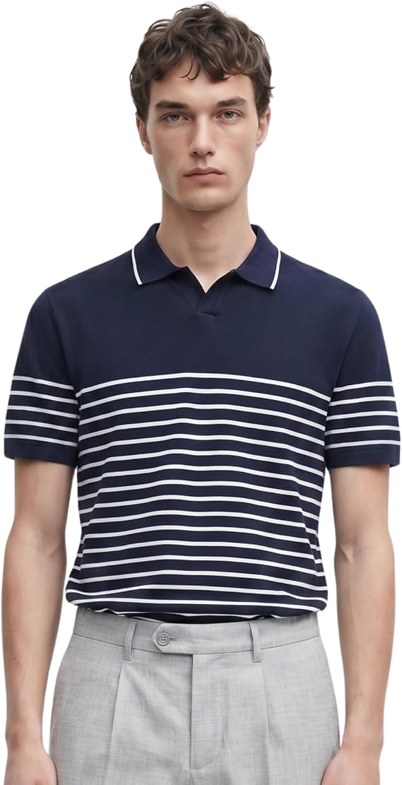 Anthony Jackson Premium Erkek Triko Polo Tişört Emiliano