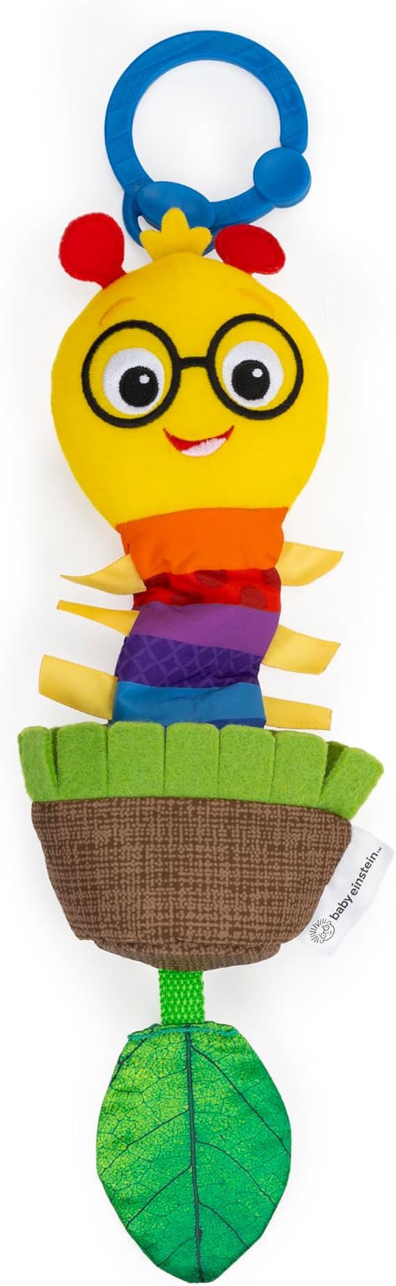 Baby Einstein Cal-a-Puller Pull & Shake Stroller Toy, Ages 0 Months and Up