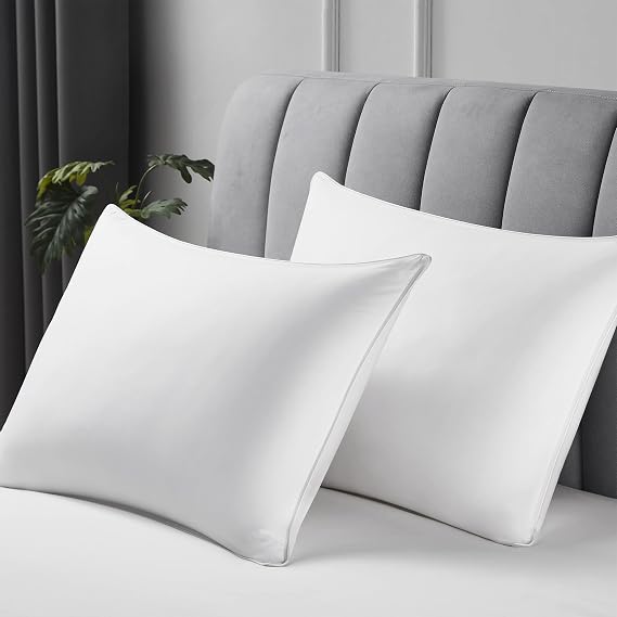 DOWNLITE 700 Fill Power Pyrenees Medium Chamber Pillow for Back Sleepers by Stearns & Foster (Queen)
