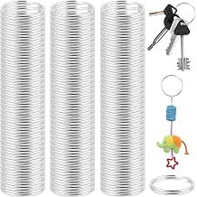 1500PCS Split Key Rings, Silver Key Chain Rings Bulk, Metal Key Ring for Key and Art Crafts Dog Pet Collar DIY Tag Jewelry 1 inch (25mm)