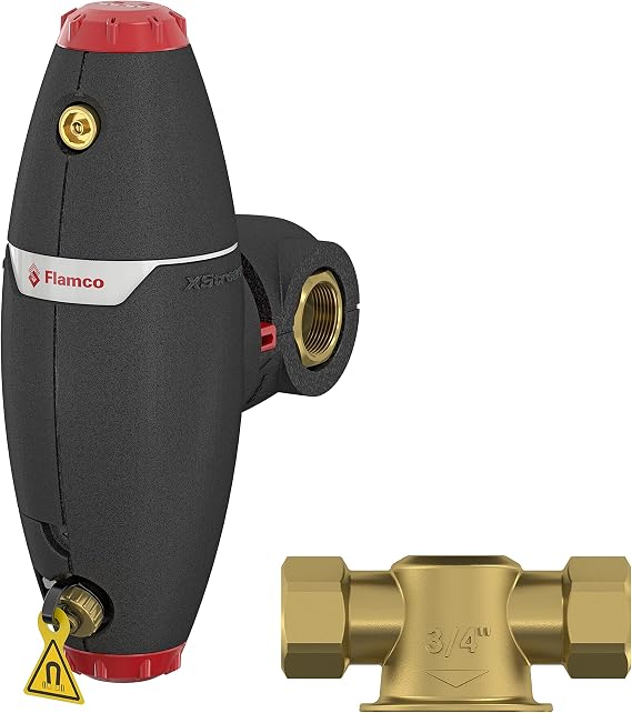 Flamco XStream Vent-Clean G 1" F air separator central heating, reduces heat loss - 11062