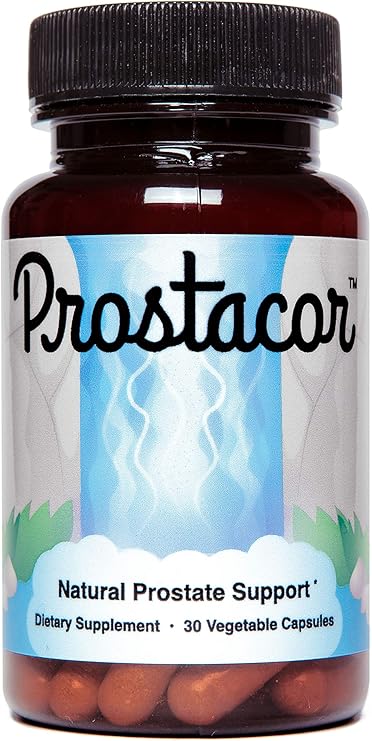 Prostacor Natural Prostate Support Supplement for Men, Vegan, Gluten-Free