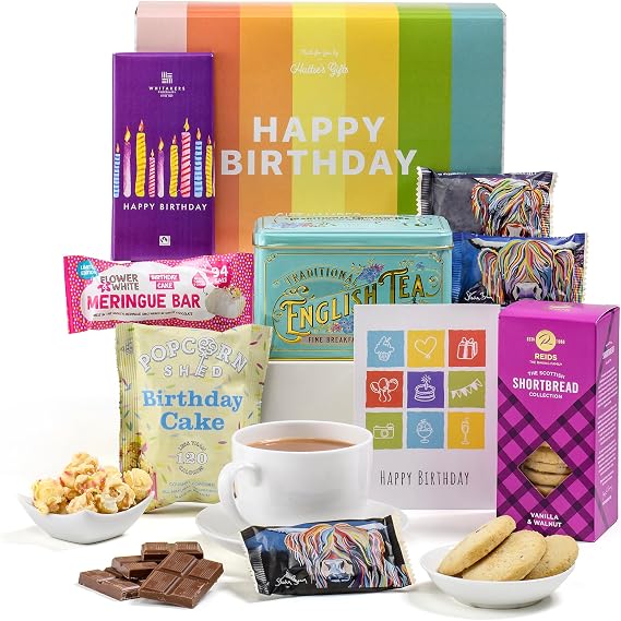 Hattie’s Gifts Rainbow Birthday Hamper for Men and Women