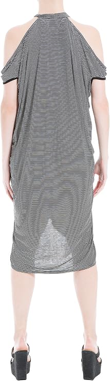 Max Studio London Womens Casual Jersey Dress, Black, Small