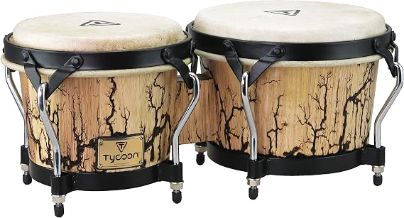 Tycoon Percussion Bongo Drum (STBS-B WI)