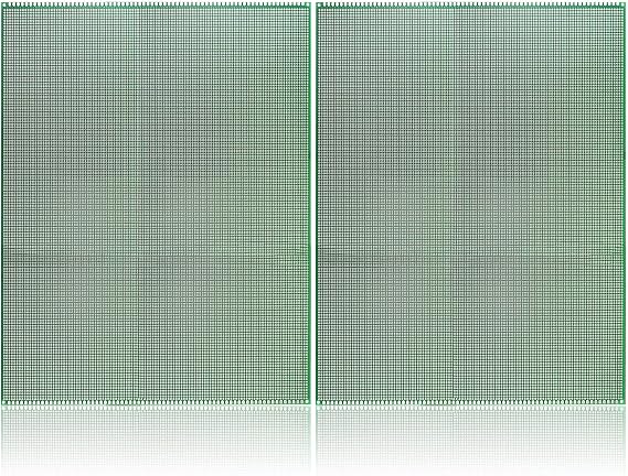 Eagles 2PCS 30x40 cm Double Sided PCB Board,Tinned Prototype Diy Universal FR4 Printed Circuit PCB Board Protoboard pcb kit Electronic Board compatible with Arduino Kits