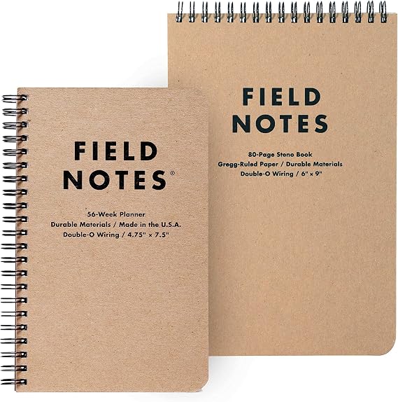 Field Notes: Desktop Bundle with 1 Steno Pad and 1 56-Week Planner
